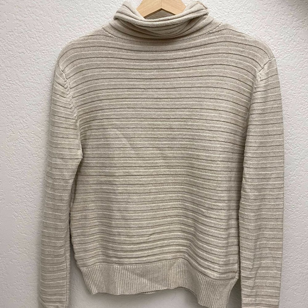 Cream Beige Turtleneck
